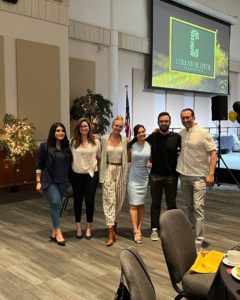 (From left to right: Sasha Lopez, Ally Keegan, Brooke Walker, Elmira Yousufi, Stefano Molea, & David Shapiro)